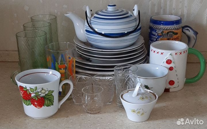 Набор посуды для дачи