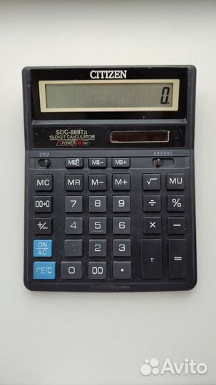 Большой калькулятор Citizen