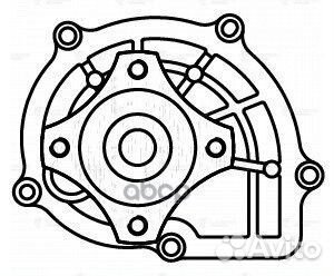 Насос водяной chery tiggo (FL) (13) 1.6I SQR