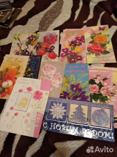 Поздравительные открытки СССР и не только