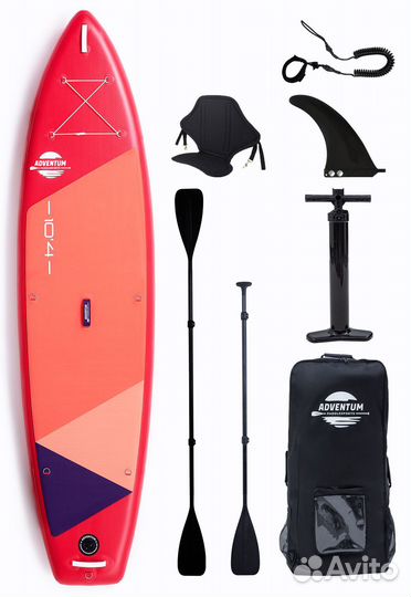Сап доска Sup board Adventum 10.4x31 Red