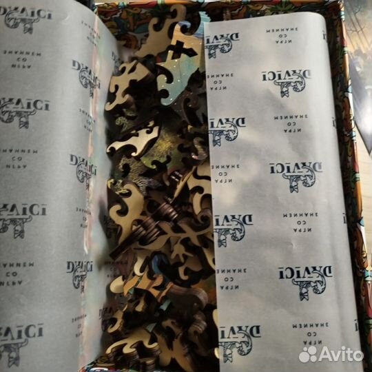 Деревянные пазлы davici 130 деталей