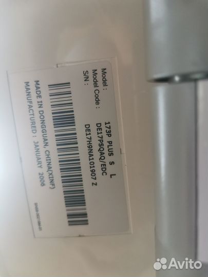 Монитор Samsung SyncMaster 173p plus