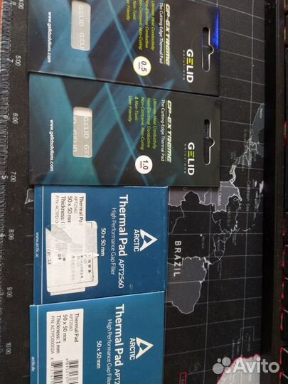 Термопрокладки для видеокарт охлаждение для пк