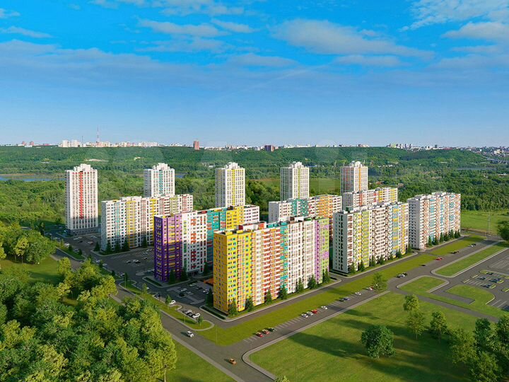2-к. квартира, 55,9 м², 2/25 эт.
