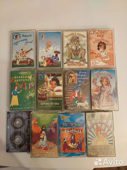 Аудиокассеты с детскими сказками/музыкой