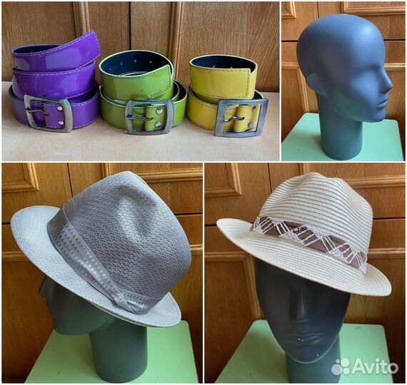 Парик, Платочки, Ремни, Подтяжки, Шляпы