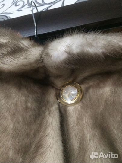 Шуба норковая с капюшоном 48-50