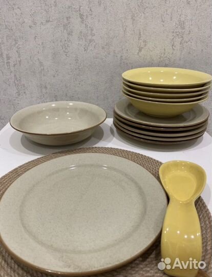Набор столовой посуды солнечный сервиз тарелки 28