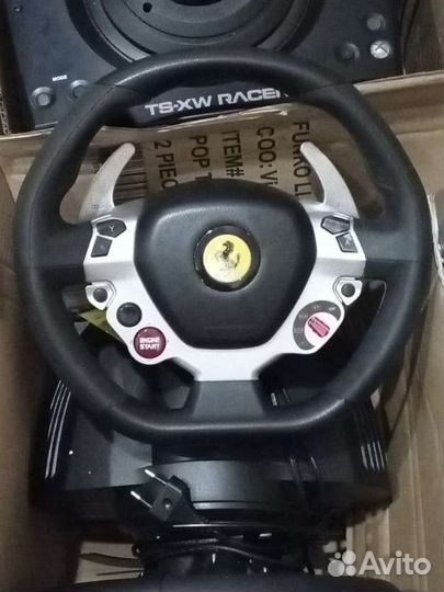 Xbox TX Thrustmaster руль, баранка. t300. Педали