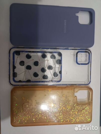 Чехлы на телефон Samsung А 12 (2 + 1 в подарок)