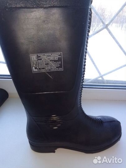 Сапоги резиновые мужские