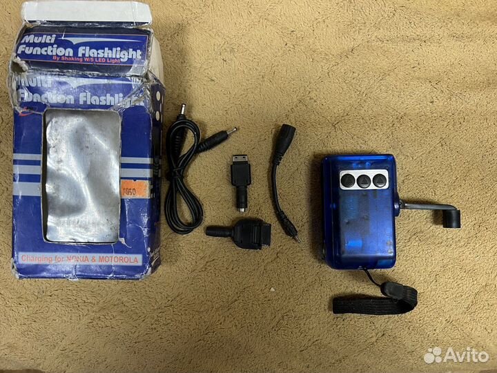 Фонарик светодиодный динамо