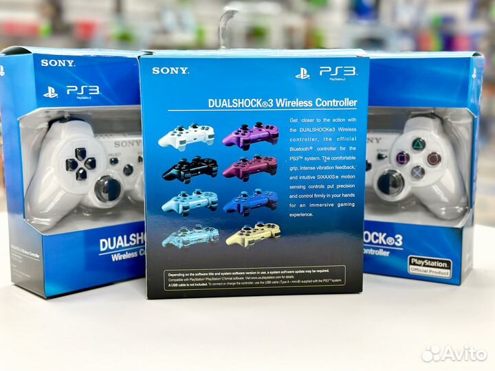 Геймпад DualShock Реплика Белый (PS3) NEW