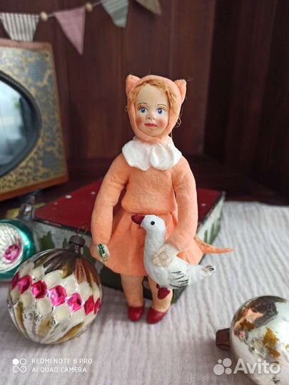 Ватные елочные игрушки новые