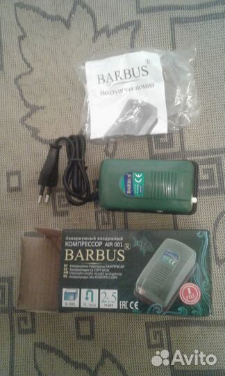 Компрессор аквариумный Barbus air 001