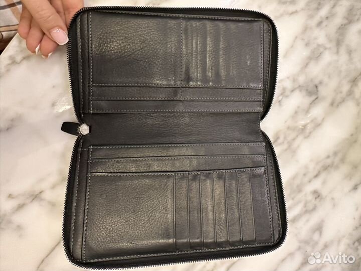 Кошелек мужской кожаный