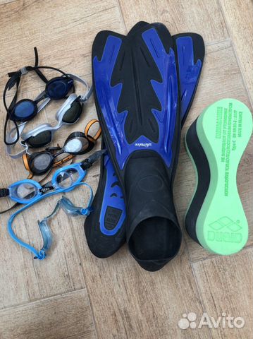 Ласты, колобашка, очки, полотенце