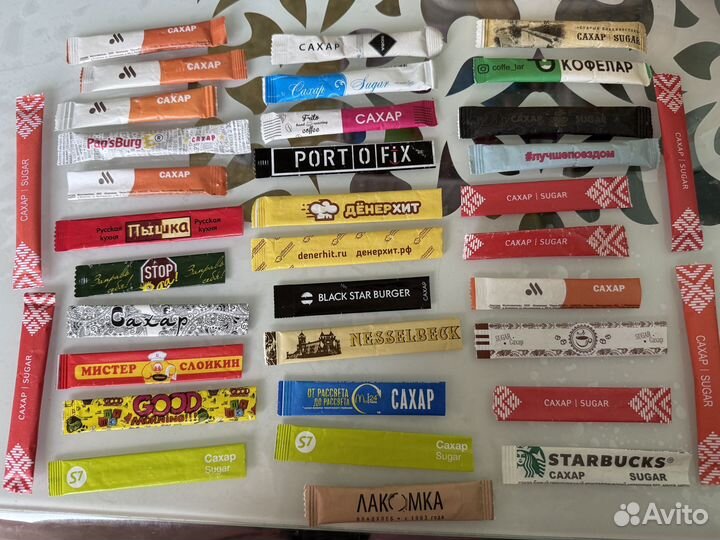 Сахарные пакетики