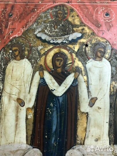 Старинная икона. 19 век