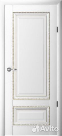 Межкомнатная дверь Версаль 1 глухая белый 900x2000