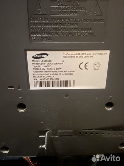 Телевизор Samsung 40