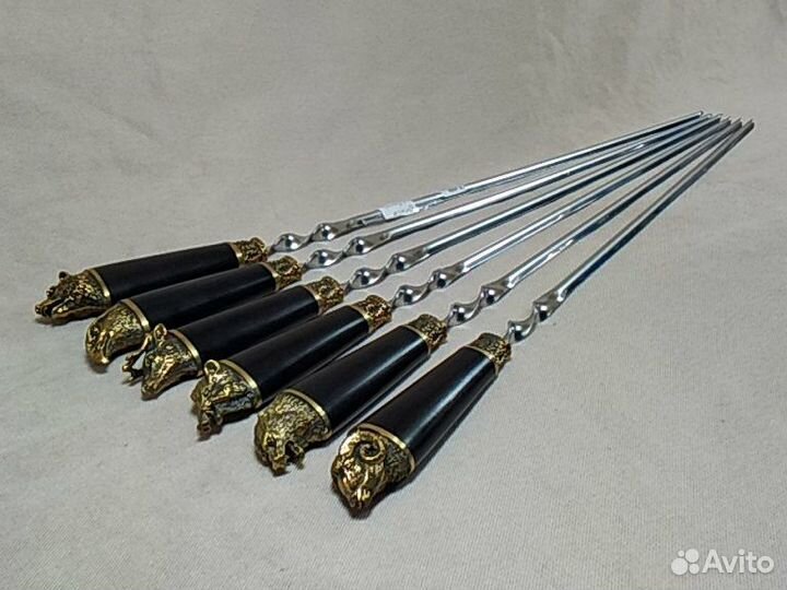 Шампура подарочные Охота (граб) 6шт