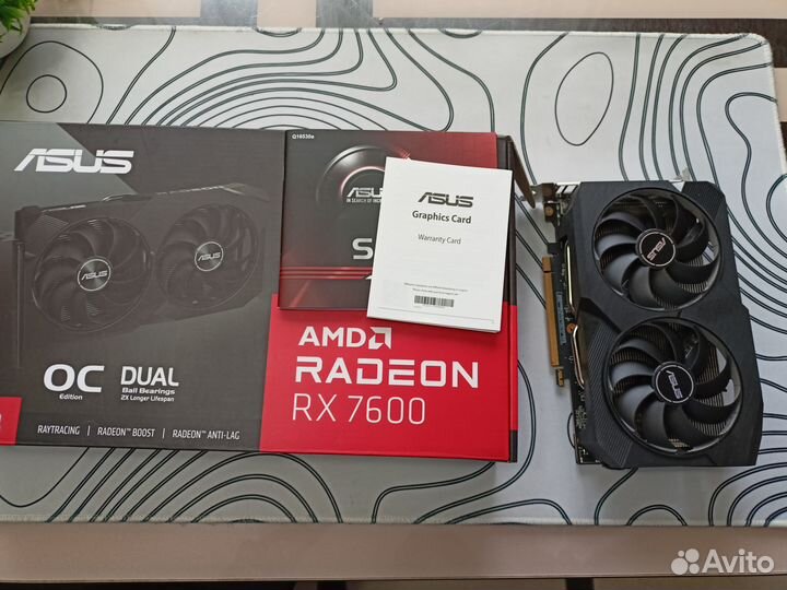 Rx7600 8 GB asus dual