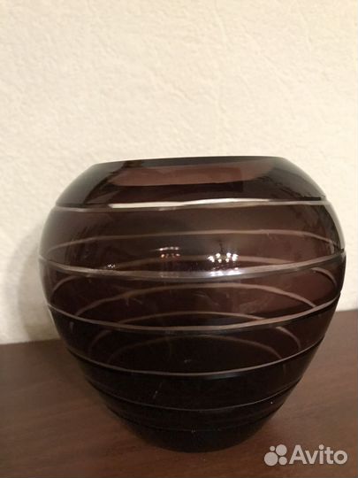 Ваза круглая марганец