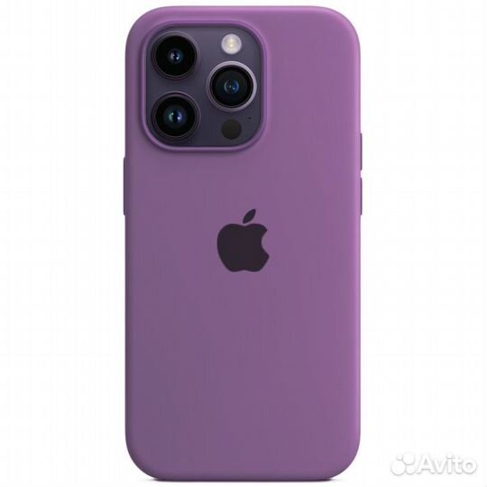 Силиконовый чехол для iPhone 14 Pro (фиолетовый)