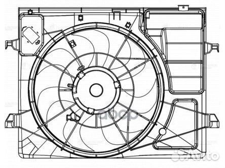 Вентилятор радиатора охлаждения KIA cerato II 0