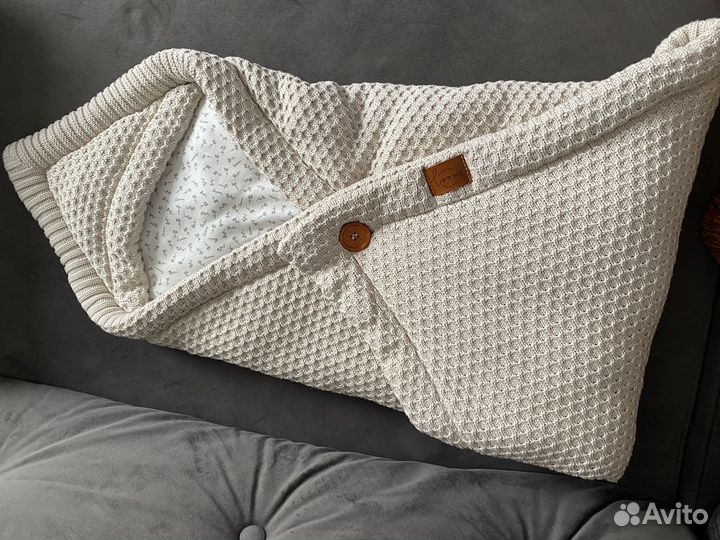 Конверт одеяло на выписку осень зима