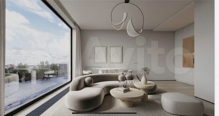 1-к. апартаменты, 45 м², 4/8 эт.