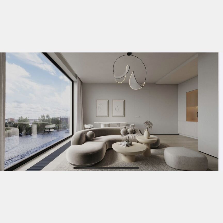 1-к. апартаменты, 45 м², 4/8 эт.