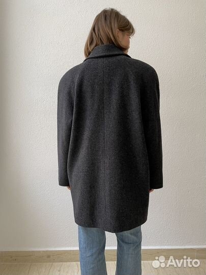 Пальто шерсть винтаж, oversize