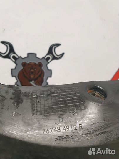 Брызговик задний правый Renault Sandero Stepway 2