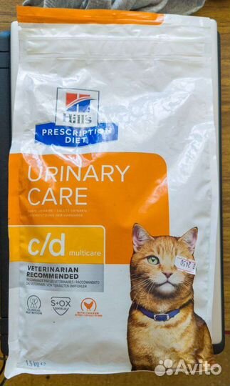 Корм для кошек hills c d