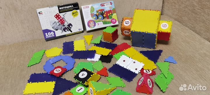 Конструктор Тико металлический и Stellaty техно