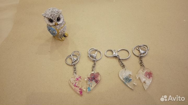 Эпоксидная смола, подарочные наборы, брелочки