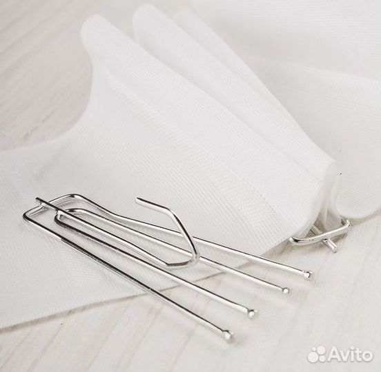 Крючок для штор 4 рожка 75 мм