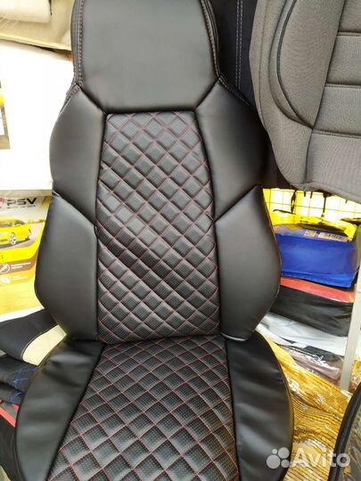 Автомобильные чехлы из экокожи