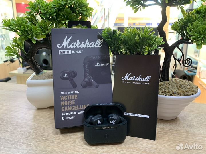 Bluetooth наушники Marshall Motif (новый,гарантия)