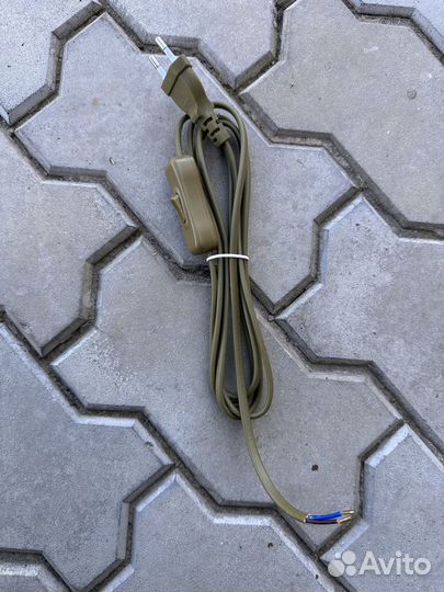 Шнур сетевой на 220в с выключателем