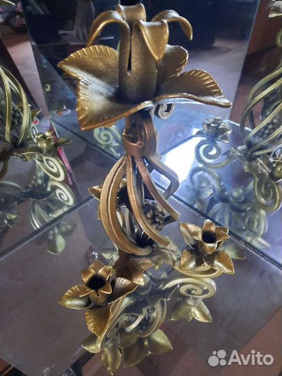 Подсвечник кованый