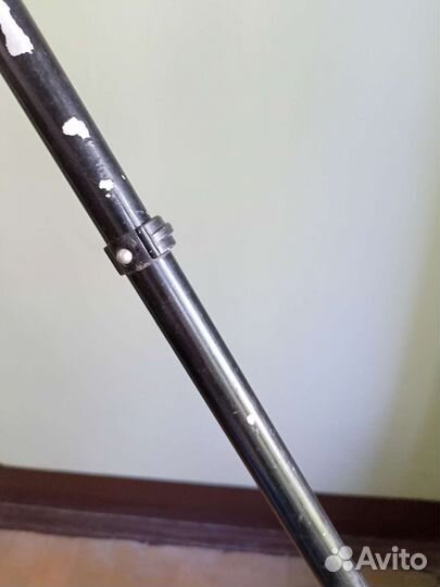 Костыль локтевой один (с выдвижным шипом для зимы)