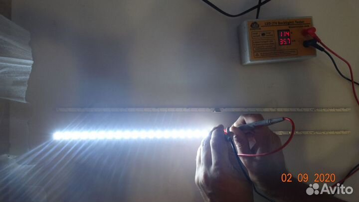 Новый комплект подсветки AOT 55 NU7300 NU7100 2X40