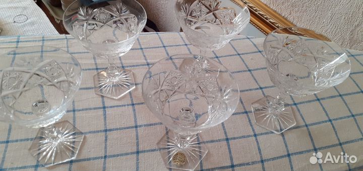 Креманки хрустальные времен СССР