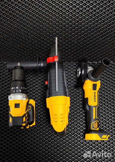 Набор 3в1 Dewalt Перфоратор +ушм+шуруповерт