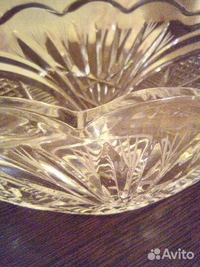 Хрусталь -ладья большая СССР