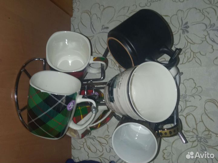 Кружки с подставкой